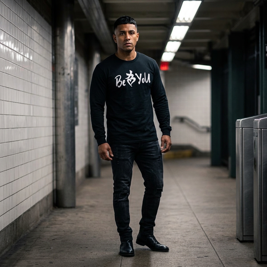 Black BeYoU Long Sleeve Tee (Unisex)