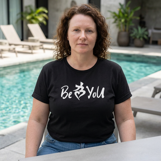 Black BeYoU Crew Neck T-Shirt (Unisex)