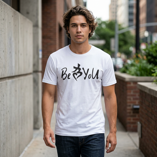 White BeYoU T‑Shirt (Unisex)