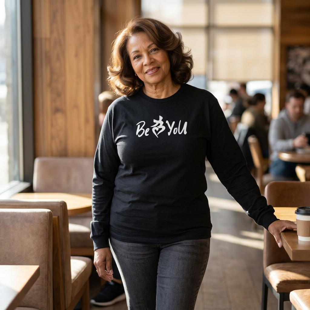 Black BeYoU Long Sleeve Tee (Unisex)