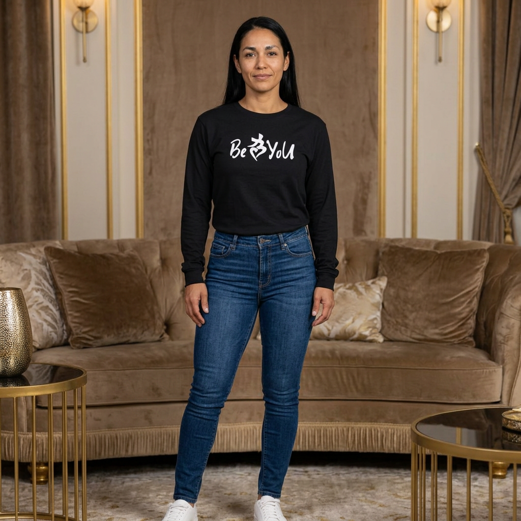 Black BeYoU Long Sleeve Tee (Unisex)